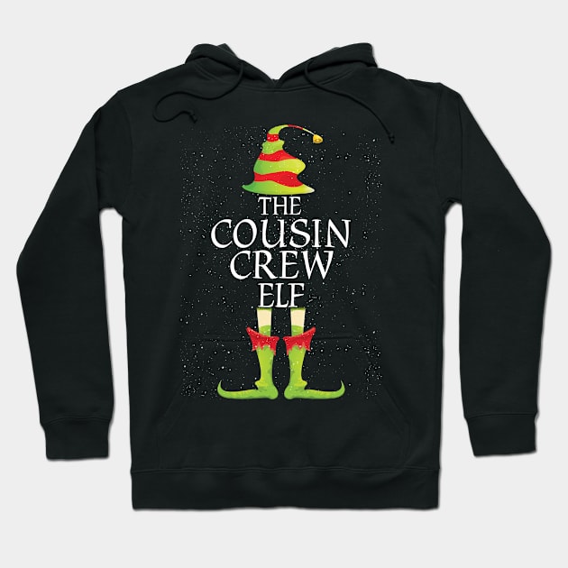 Cousin Crew Elf Family Matching Christmas Group Funny Gift Hoodie by Davishasari